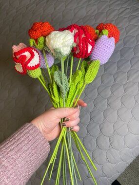 Handmade Crochet Flower Bundle